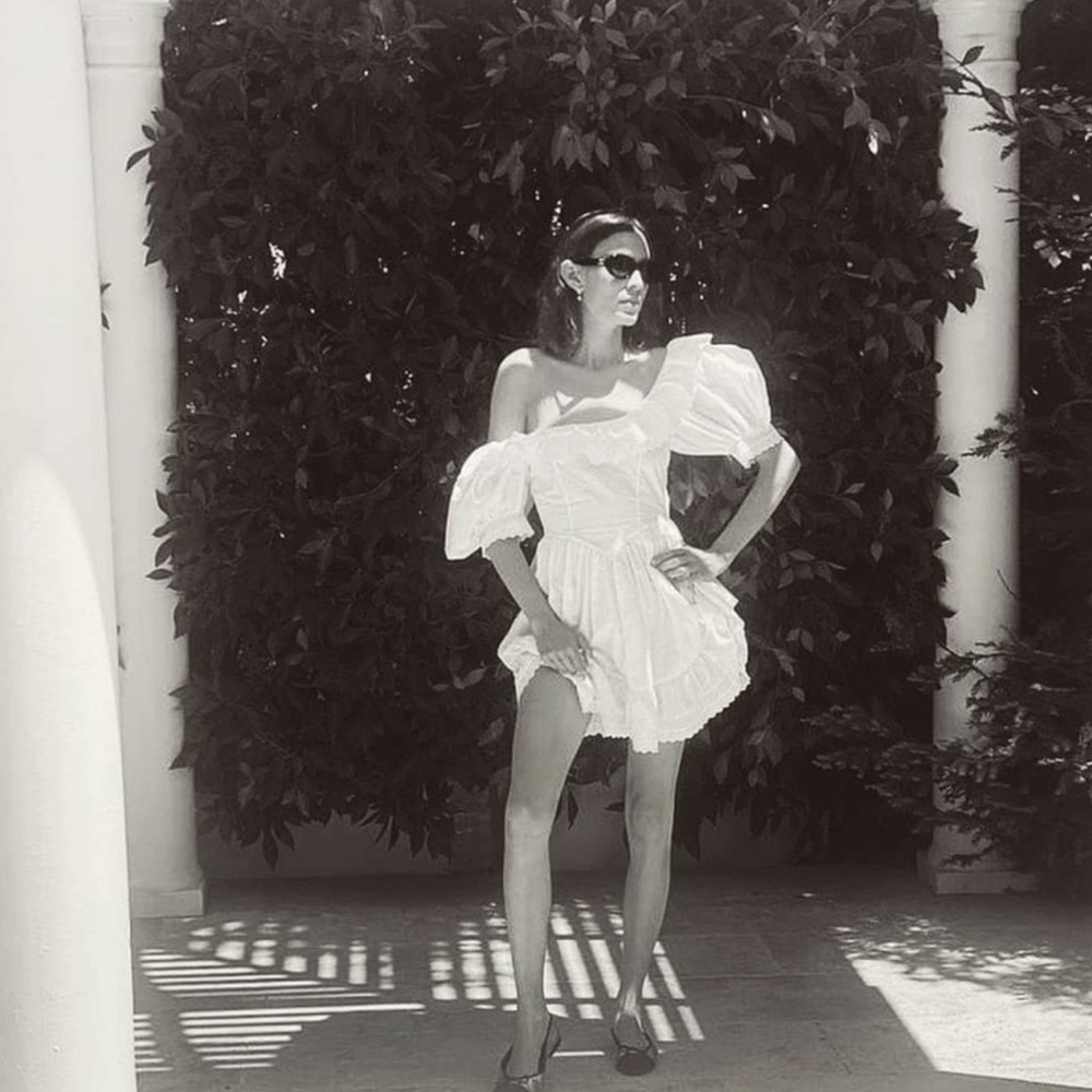 Doen White Ruffled Mini Dress - Picture 15 of 15